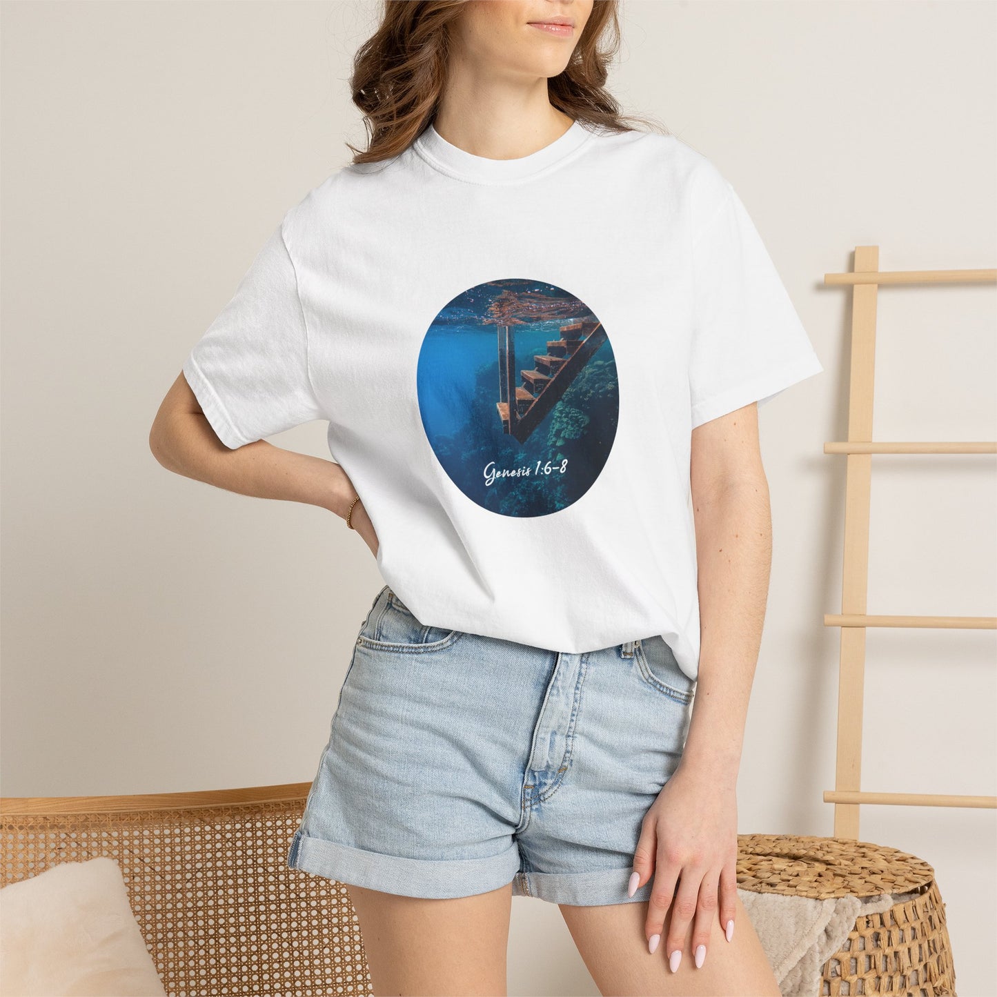 T-Shirt - Genesis 1:6-8 (Unisex)